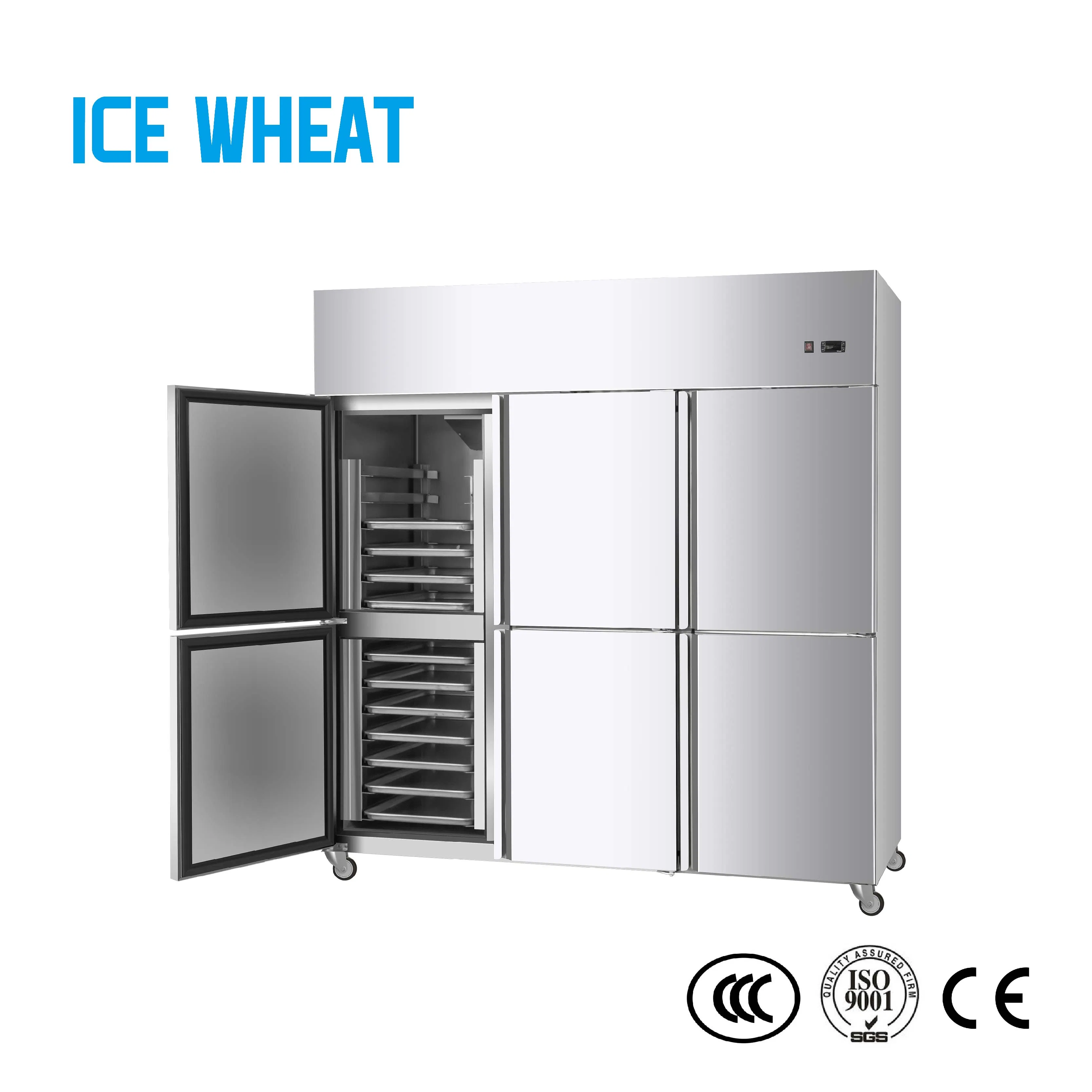 Air-Cooled Vertical Frozen Two-Door Commercial Refrigerator