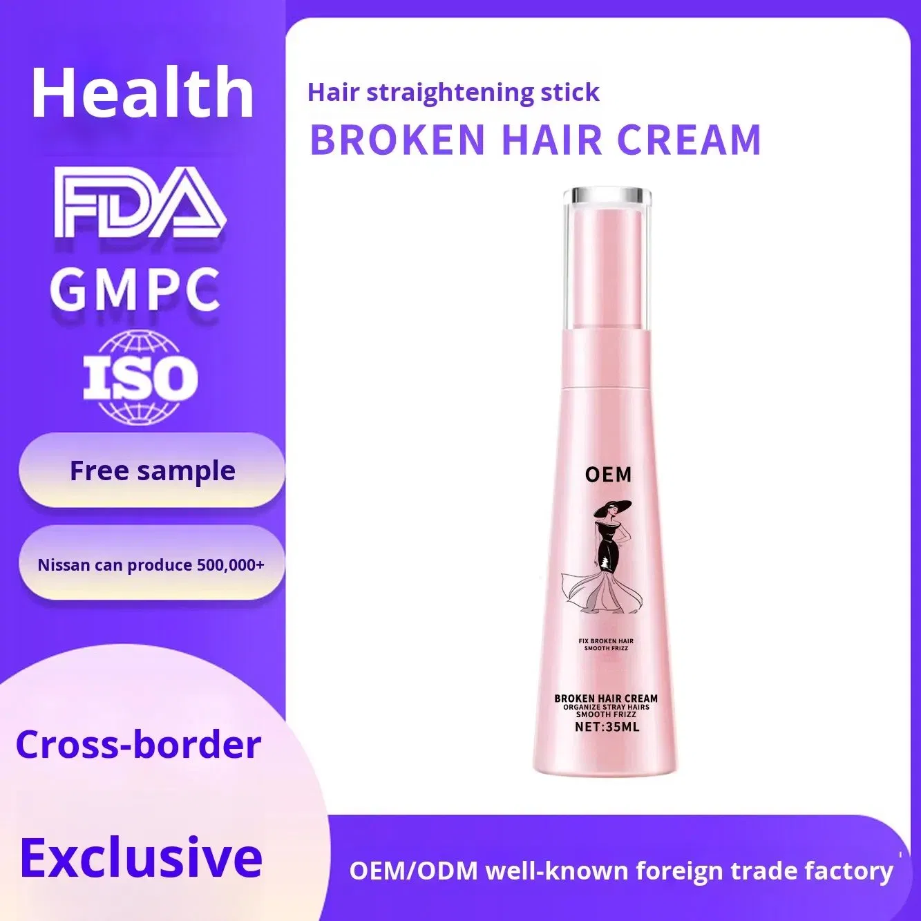 Hair Stick Gel Best Vendor Wholesale Strong Hold Anti Frizzy Broke Hair Edge Control Styling Stick