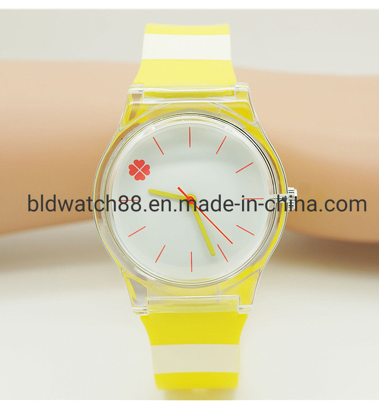 Cheap Plastic Promotion Gift Watch with Custom Logo