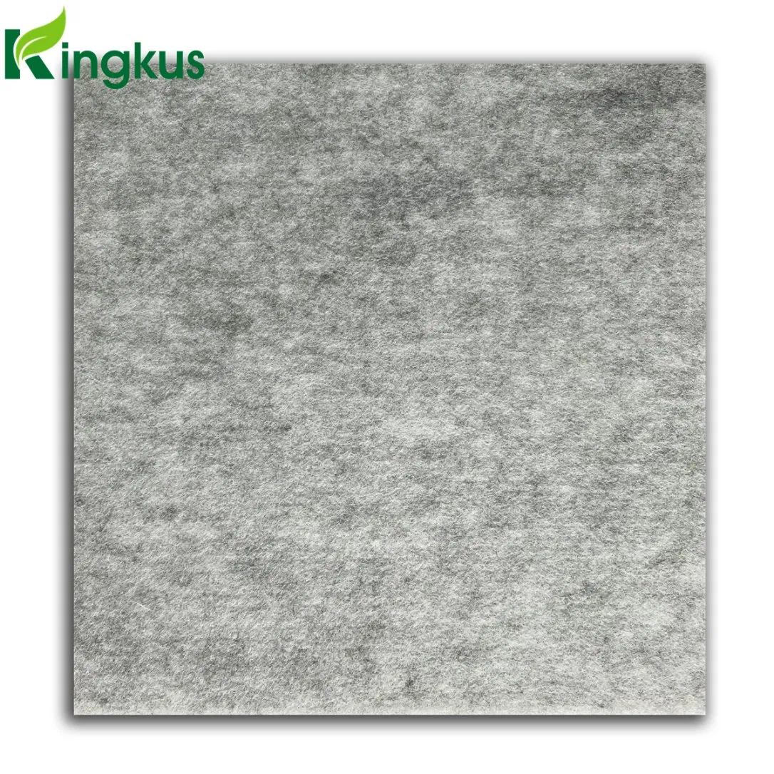 50mm White Polyester Fiber Acoustic Insulation Panel for Attracting Materials