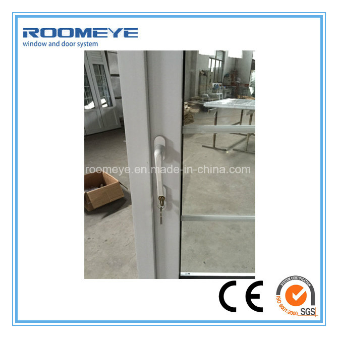 Roomeye Most Popular Best Selling PVC Casement Door with Aluminium Louver
