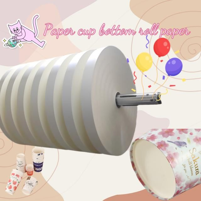 White Double PLA Bottom of Paper Cup.