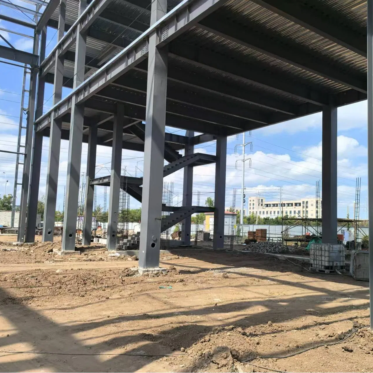 Large Span Steel Structure Frame Customized Prefabricated Construction Structural Drawing Industrial Clear Span Cranes Workshop