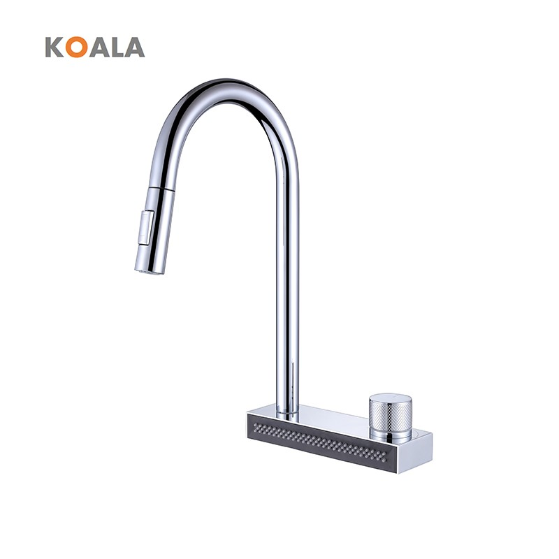 Commercial Brass Pull Down Kitchen Faucet with Elegant Design