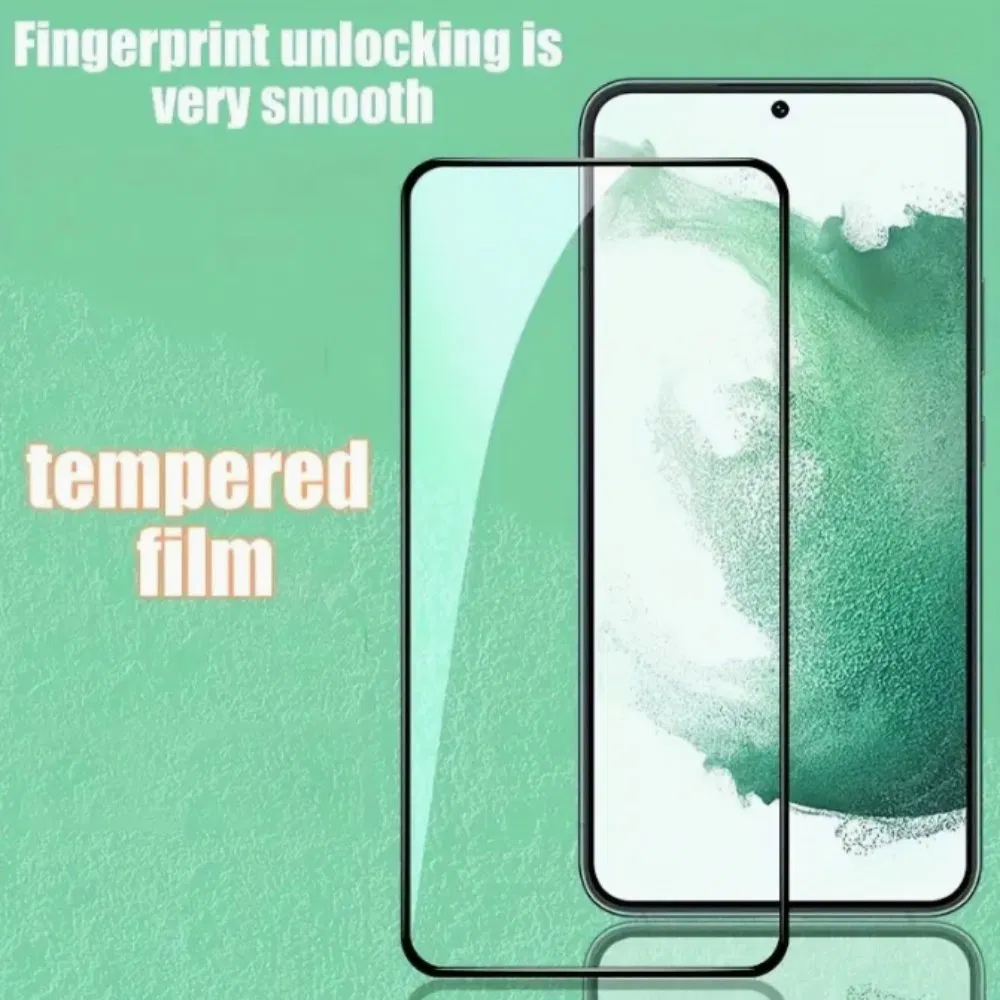 High Aluminum Silk Screen Large Arc Tempered Glass Screen Protector for I Phone 15 PRO Max