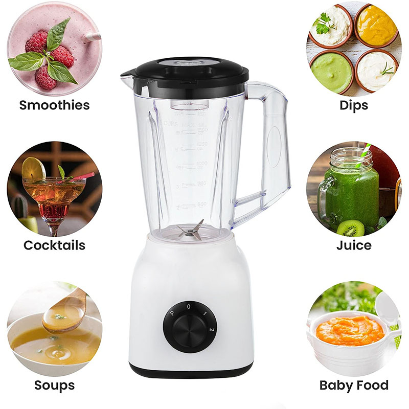Hot Sale Middle East Wholesale Kitchen 1.8L Plastic Jar Big Capacity Appliances Fruit Vegetable Blender