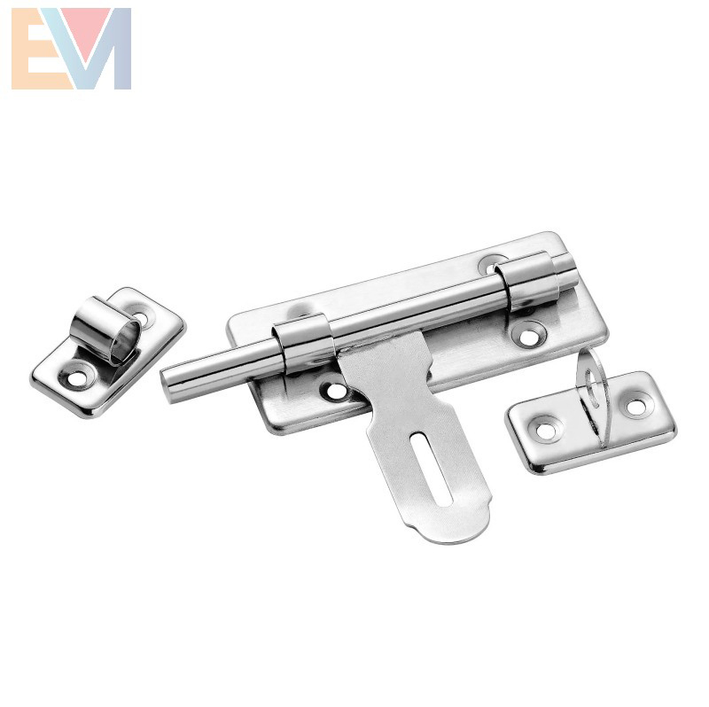 Stainless Steel Style a Left and Right Movable Gate Latch Furniture Lock Bolt Door Latch