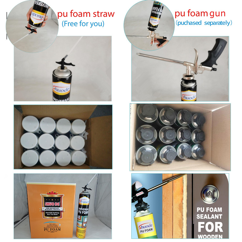 Fireproof Strong Expanding Flexible Spray Polyurethane Foam