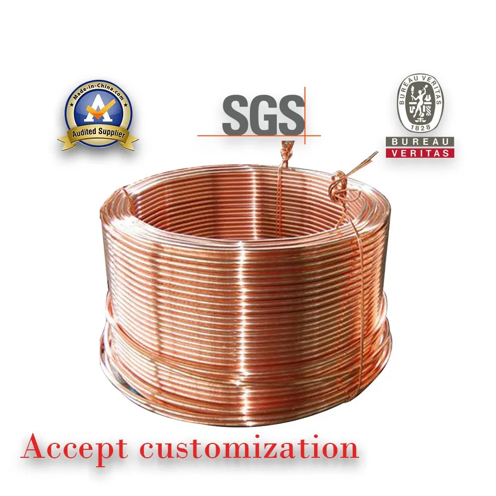 T2 Copper Coil Astmb280 Soft Bendable for Air Conditioner Connection