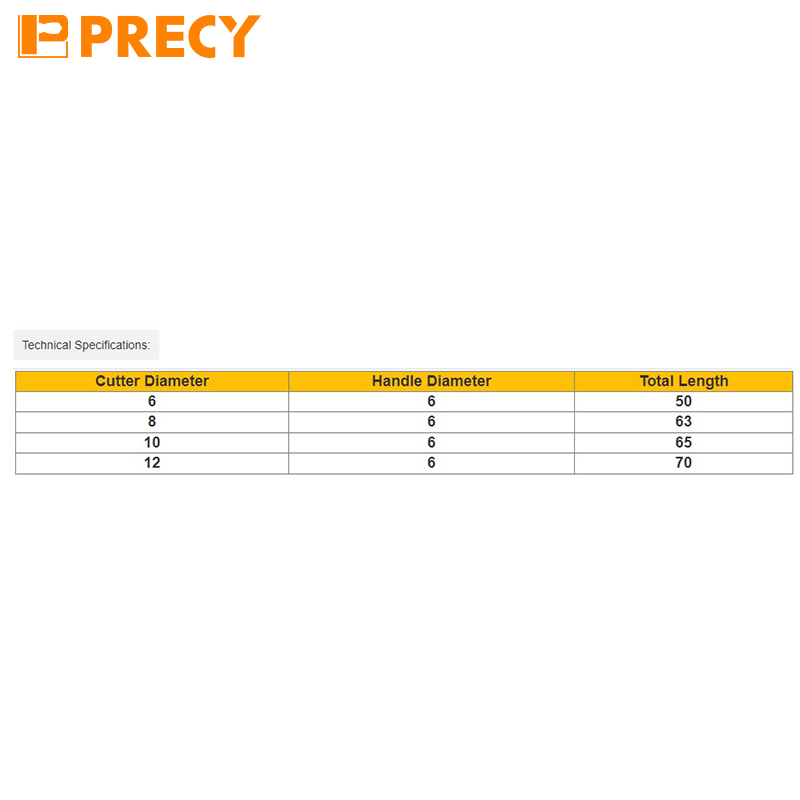 Фреза цилиндрическая твердосплавная D-хвостовик