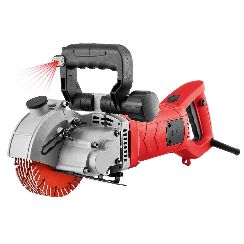 Glgw Hot-Selling Wall Chaser Electric Dust-Free Concrete Wall Cutting Machine 220V Rated Industrial & DIY Grade Grooving Tool Box