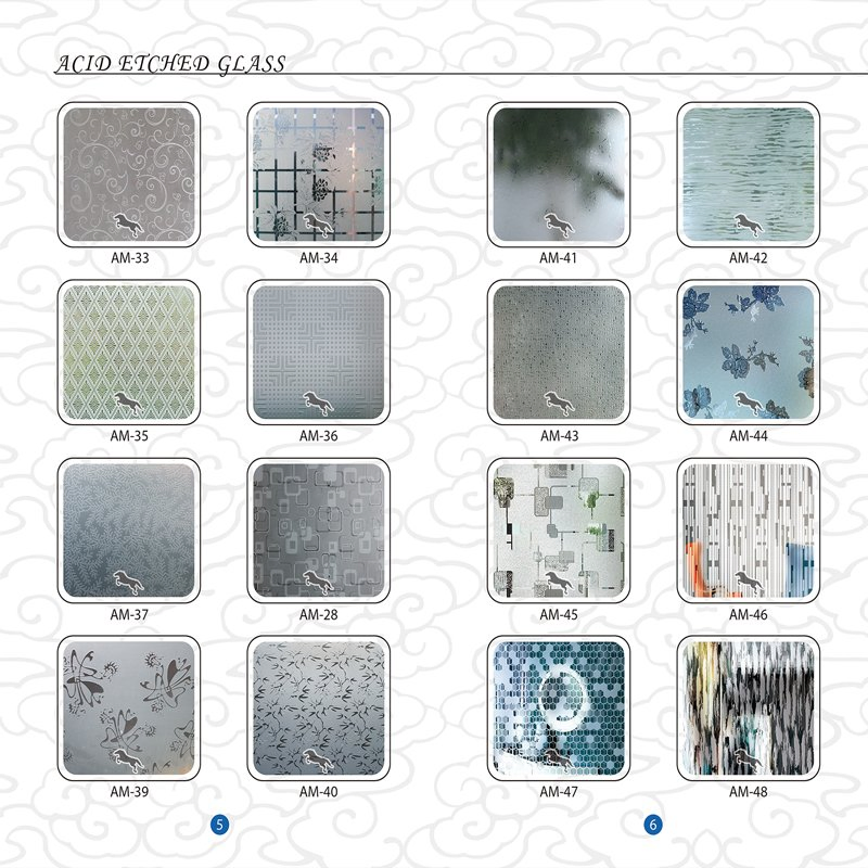 3mm 4mm 5mm 6mm Pattern Mirror Glass China Manufacturer Glass