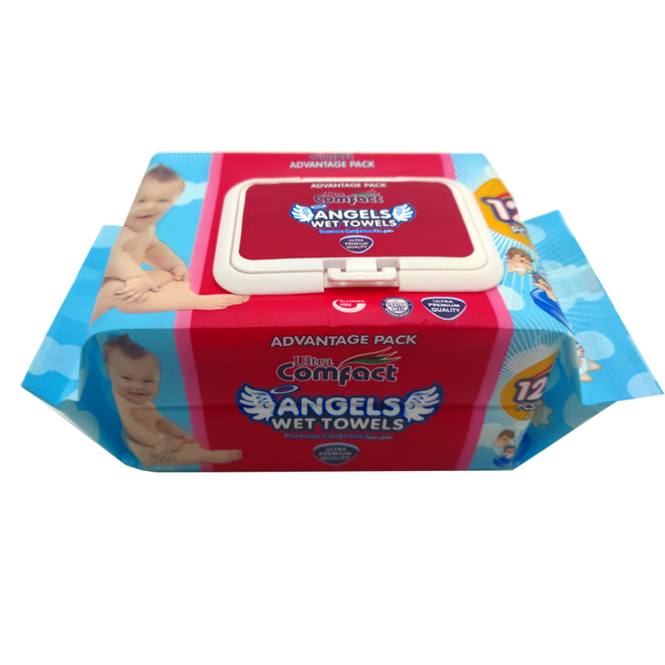 80PCS Baby Wipes Display Soft Pack Nonwoven Wet Wipe