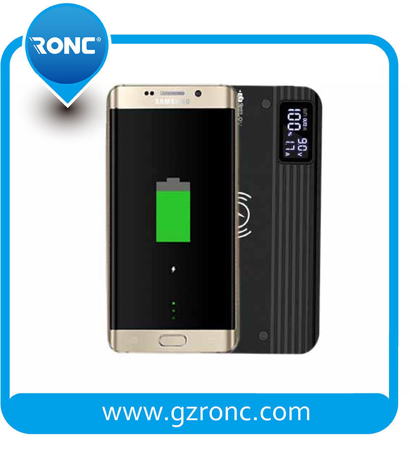 Full Capacity Fast Charging Wireless Charger Power Bank 10000mAh