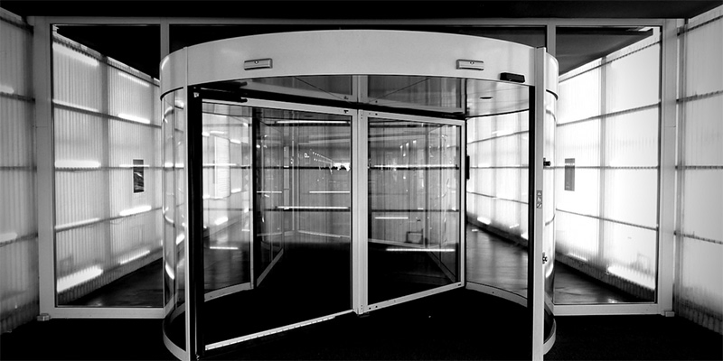 Large-Scale Automatic Revolving Door High-Capacity Glass Doors Non-Standard Big Door