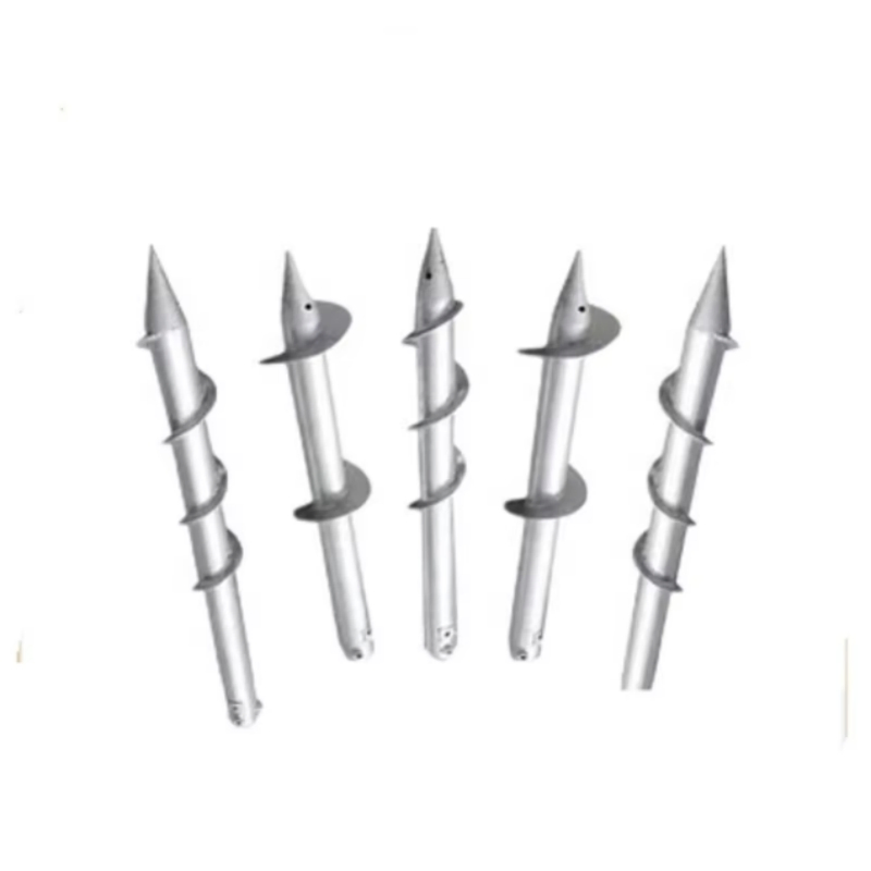 Factory Direct Sale Hot Galvanized Steel Ground Screw Ground Q235 Anchor