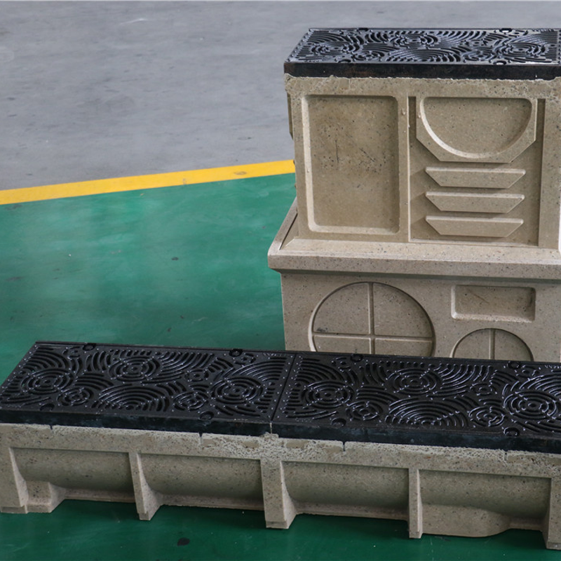 Slotted Durable Polymer Drainage Channel for Industrial Chemical Needs