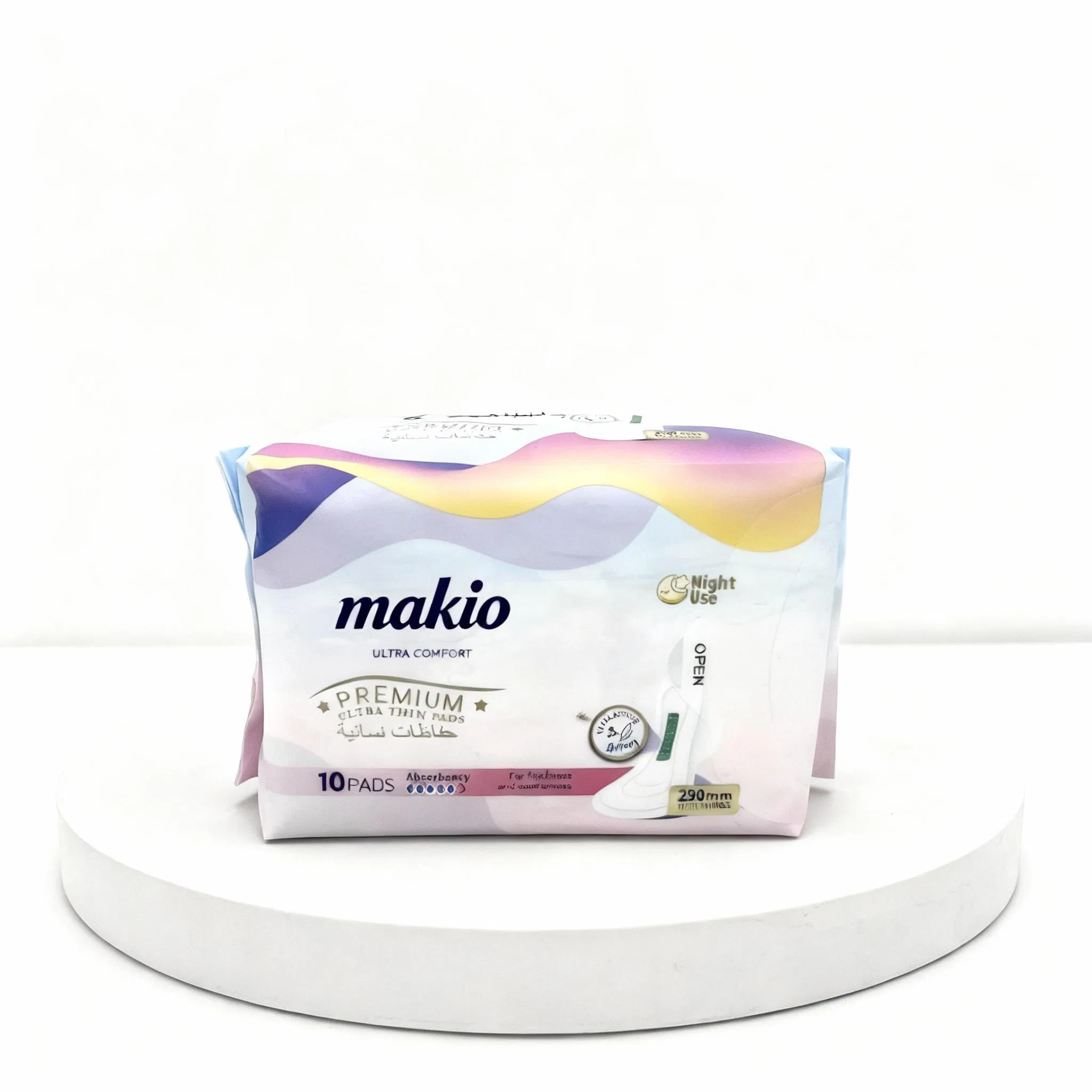 OEM Plant-Based Sanitary Napkins Hypoallergenic Heavy Flow Private Label
