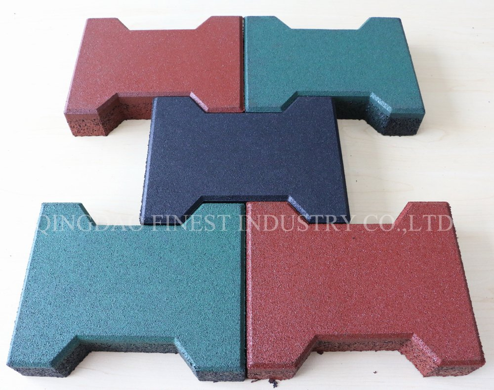 Hot-Selling Shock Absorber Dog-Bone I Brick Outdoor Rubber Bricks Paver