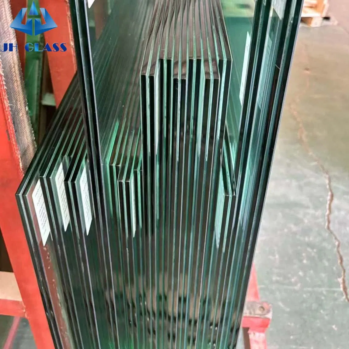 10.76mm/12.76mm/16.76mm PVB/Building Tempered/Laminated Glass for Railing, Door, Window, Floor, Stair Railing, Partition