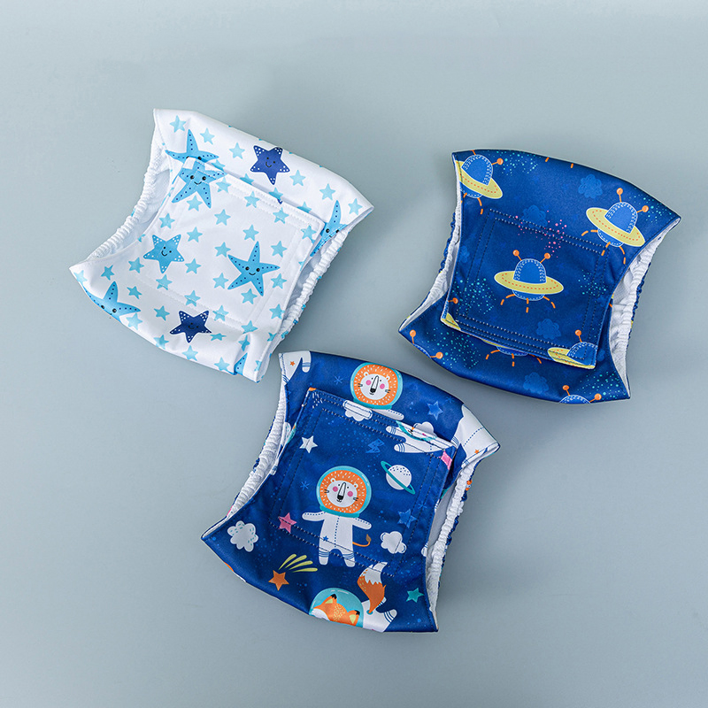 Male Dog Physiological Pants 3-Piece Set, Pet Physiological Pants, Dog Urine Pad, Washable Dog Physiological Pants