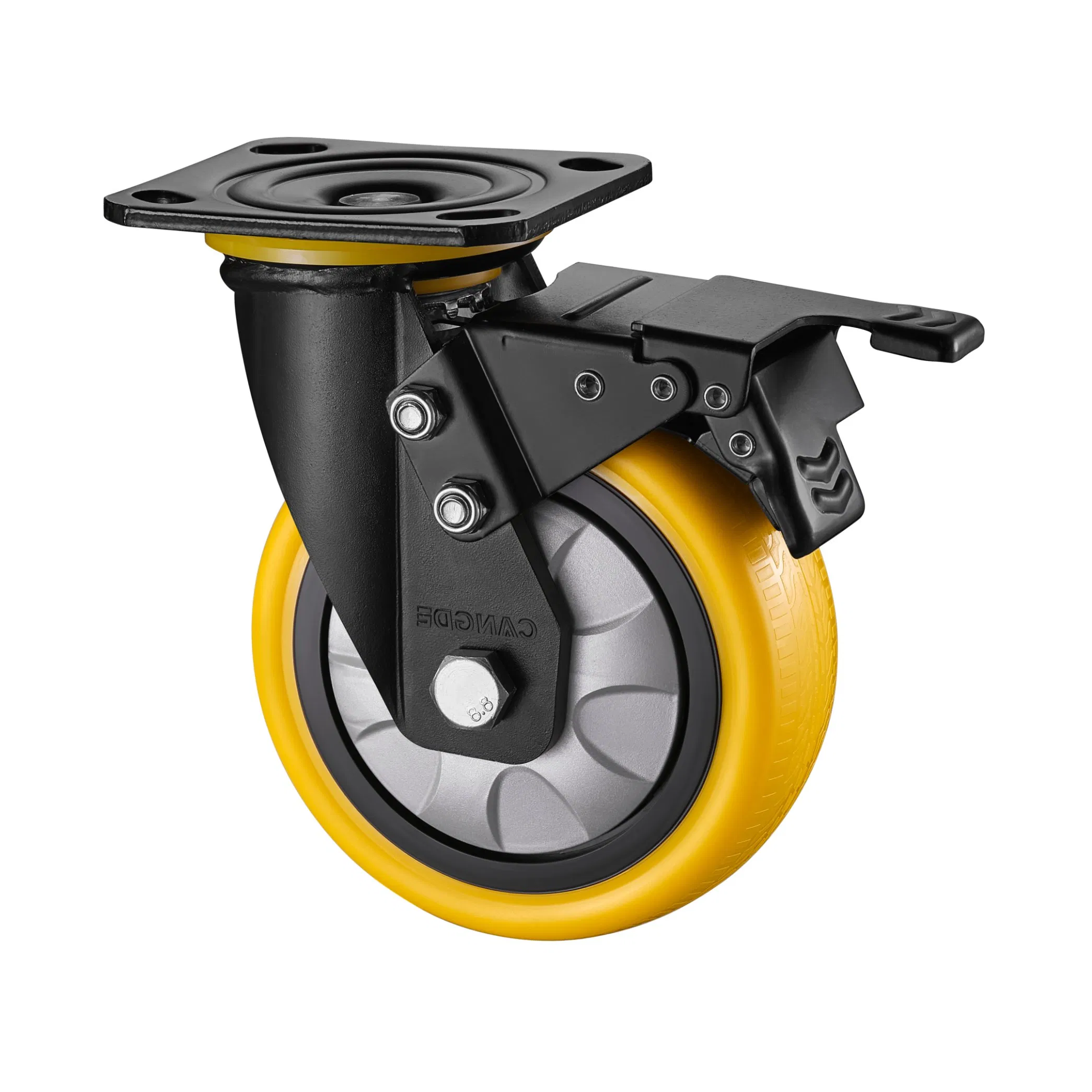 Heavy Duty Polyurethane PU Casters for Industrial Use
