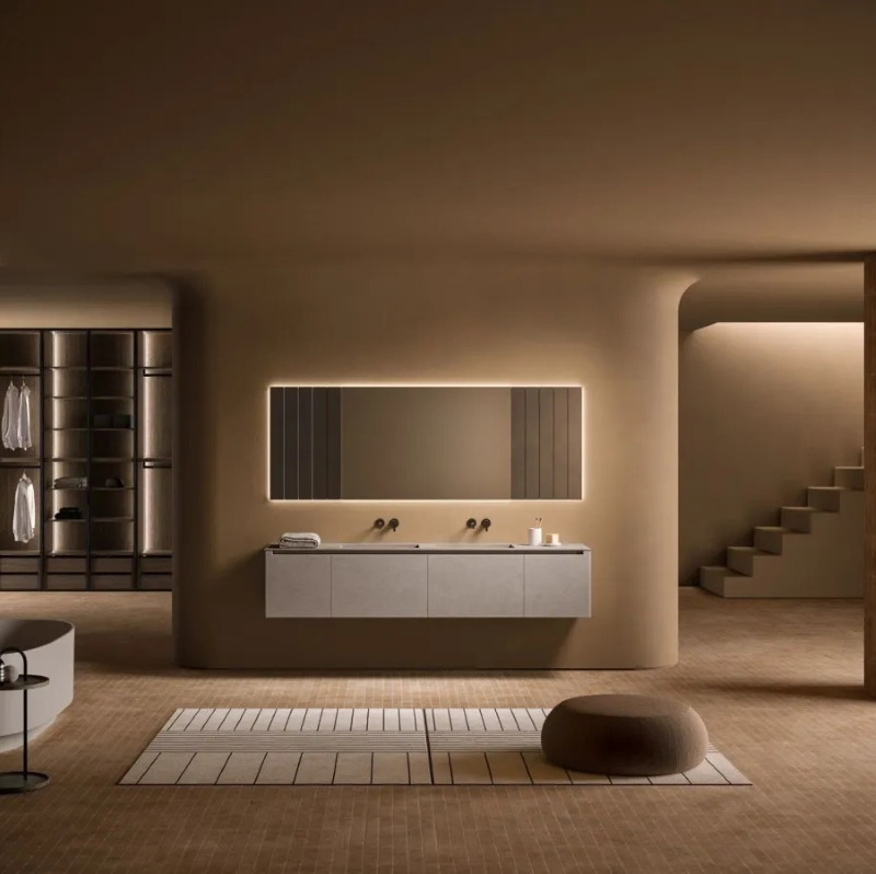 Modern LED Bathroom Mirror with Smart Features for Stylish Spaces