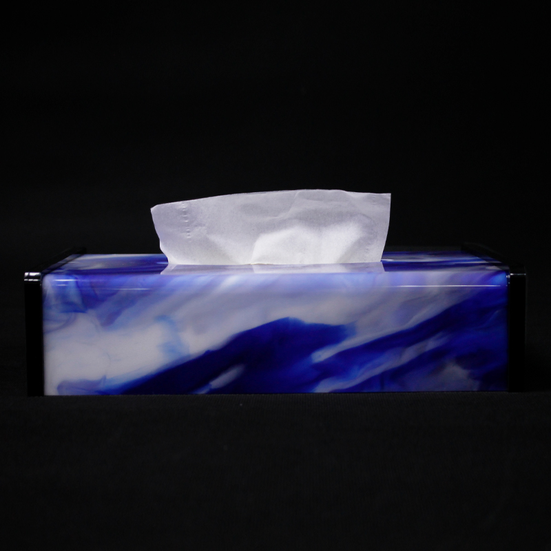 New Hotel Rooms Napkin Paper Holder Acrylic Towels Storage Box Hotel Tissue Paper Box