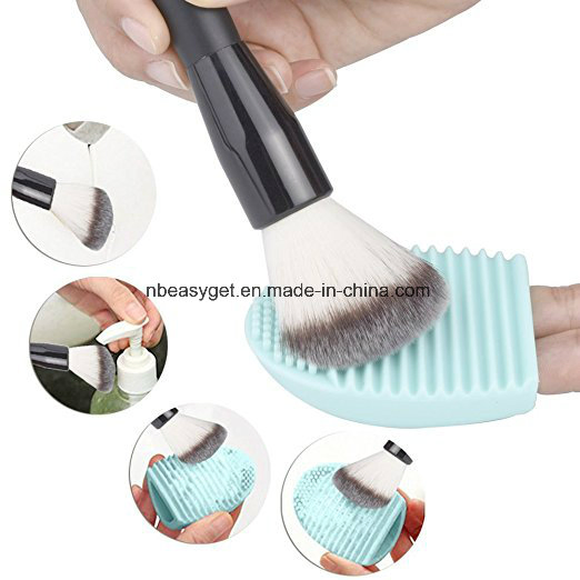 Silicone Makeup Brush Washing Scrubber Pad Cleaning Esg10196