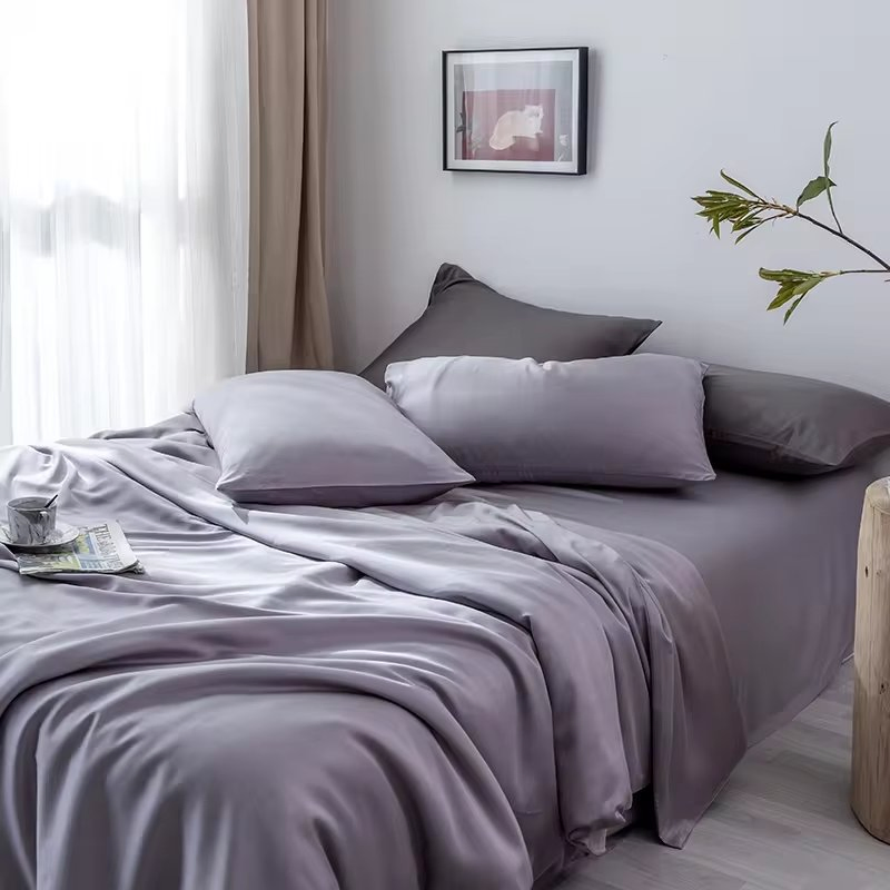 Soft and Cool Organic Bamboo Bed Sheet Set Pure Custom