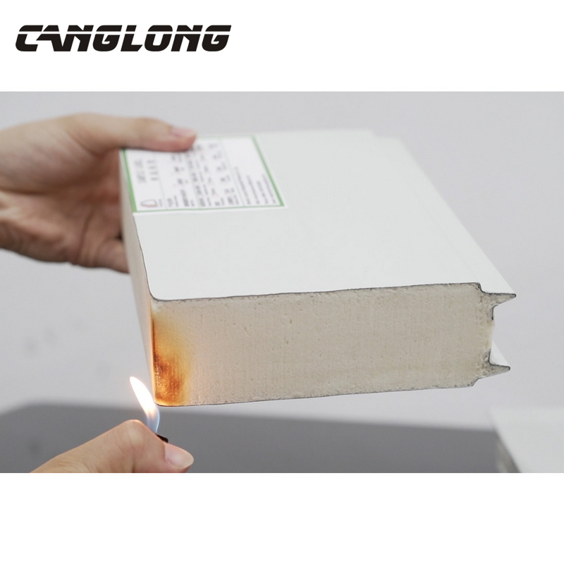 100 200mm Cold Room Polyurethane Insulation Ceiling Sandwich PU Panel