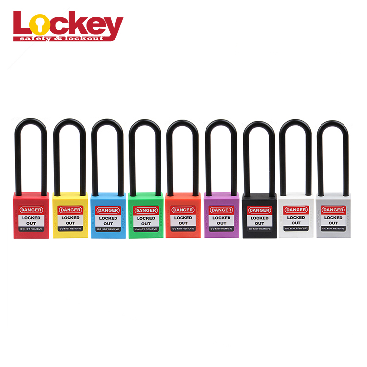 Lockey Loto 76mm Insulation Nylon Shackle Safety Padlock