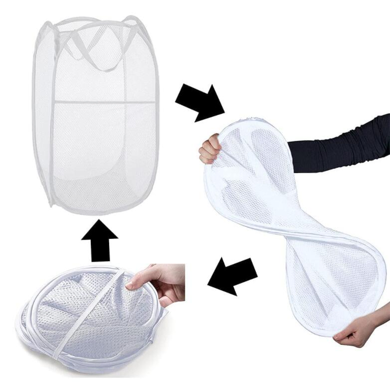 Portable Mesh Popup Laundry Hamper