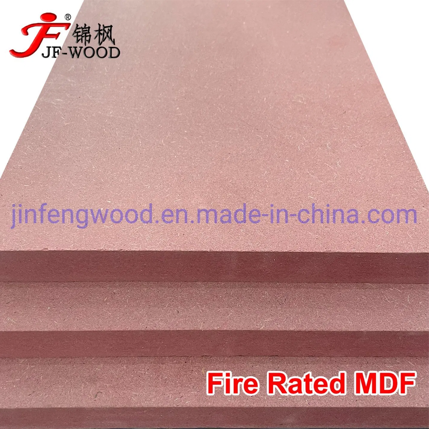 Fire Rated Hmr High Moisture Resistance MDF Waterproof MDF Normal MDF Raw MDF Board Plain MDF