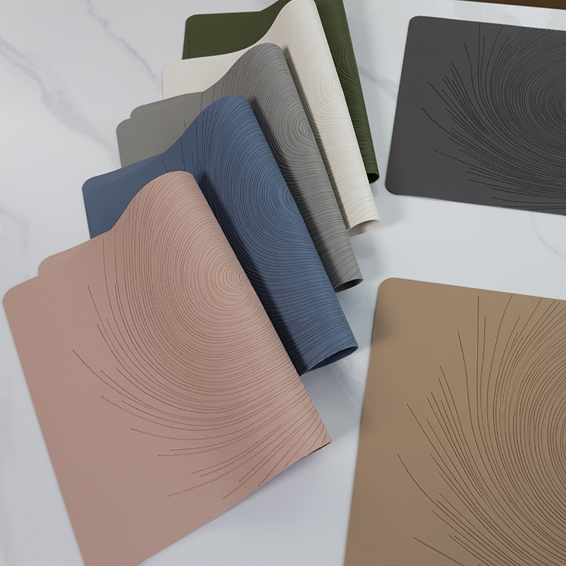 Wholesale Household Waterproof Wedding Placemat PVC Leather Luxury
