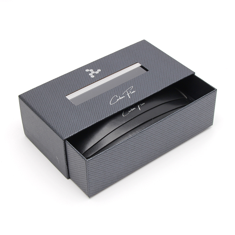 Cardboard Eyewear Drawer Box Custom Sunglasses Packaging Case Design