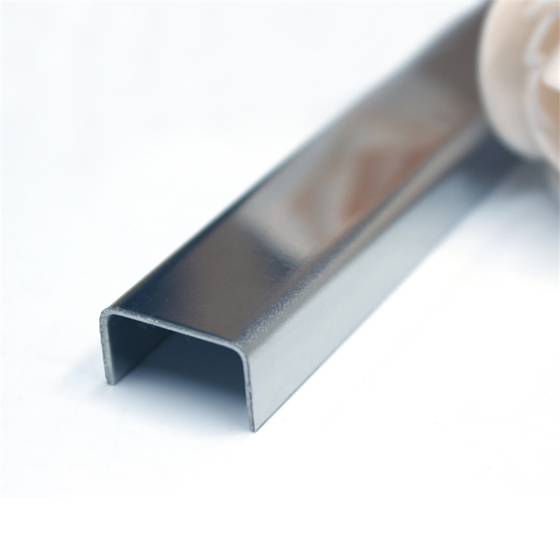 Brushed Finish Metal 304 Stainless Steel Ceramic Tile Edge Trim