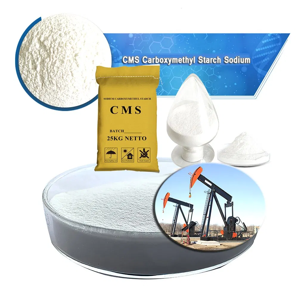 Factory Wholesales Industrial Grade Additive Cement Gypsum Thickening Agent Cms Powder Sodium Carboxymethyl Starch