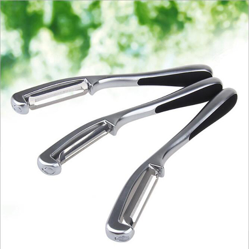 Manual Fruit & Vegetable Peeler Zinc Alloy P Shape Swivel Kitchen Tool for Fruits Veggies Peeling Bl12267