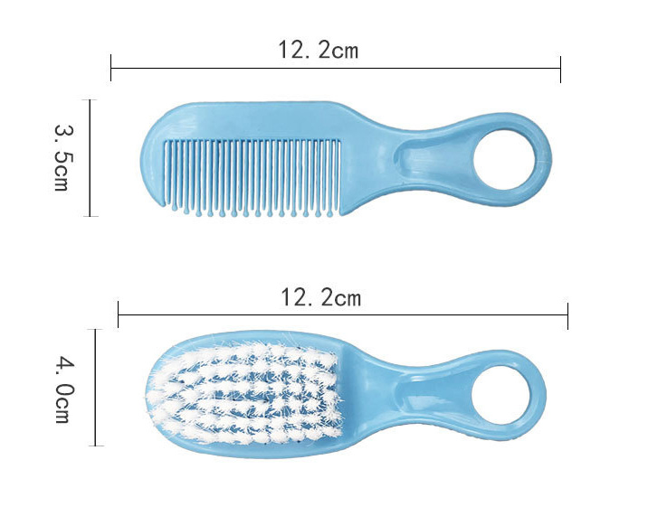 Hair Brush and Comb Set For Newborns Toddlers Natural Soft