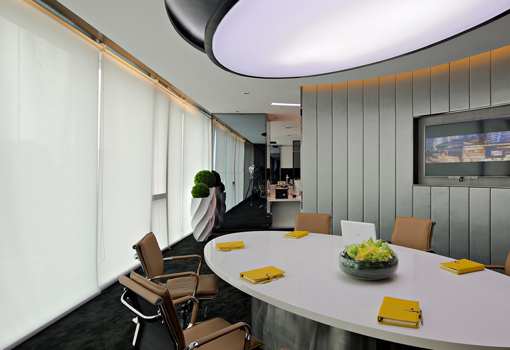 Indoor Window Shutters Modern Design Shades High-End Polyester Fabric Honeycomb Blinds
