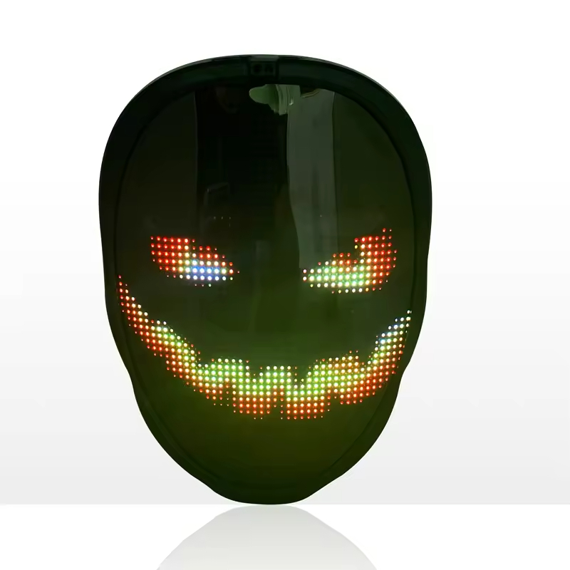 Manufacturer Automatic Induction Switch Rechargeable Halloween Party LED Mask