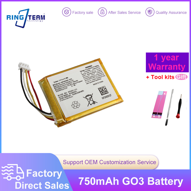 Аккумулятор 3.7V 750mAh для камеры Spealer Go 3