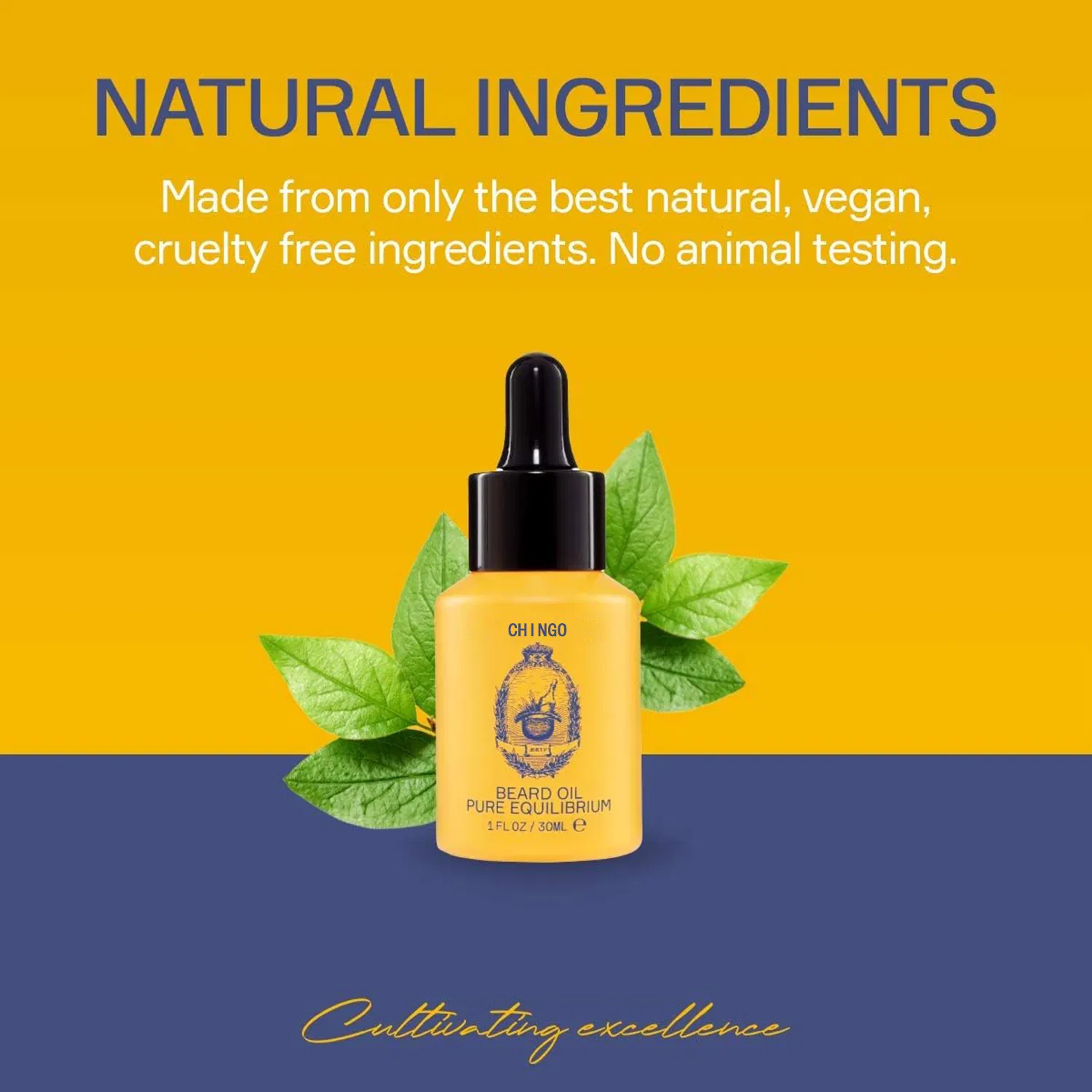 Beard Growth Oil Boosts Thickness Strengthens Follicles Nourishes Gently