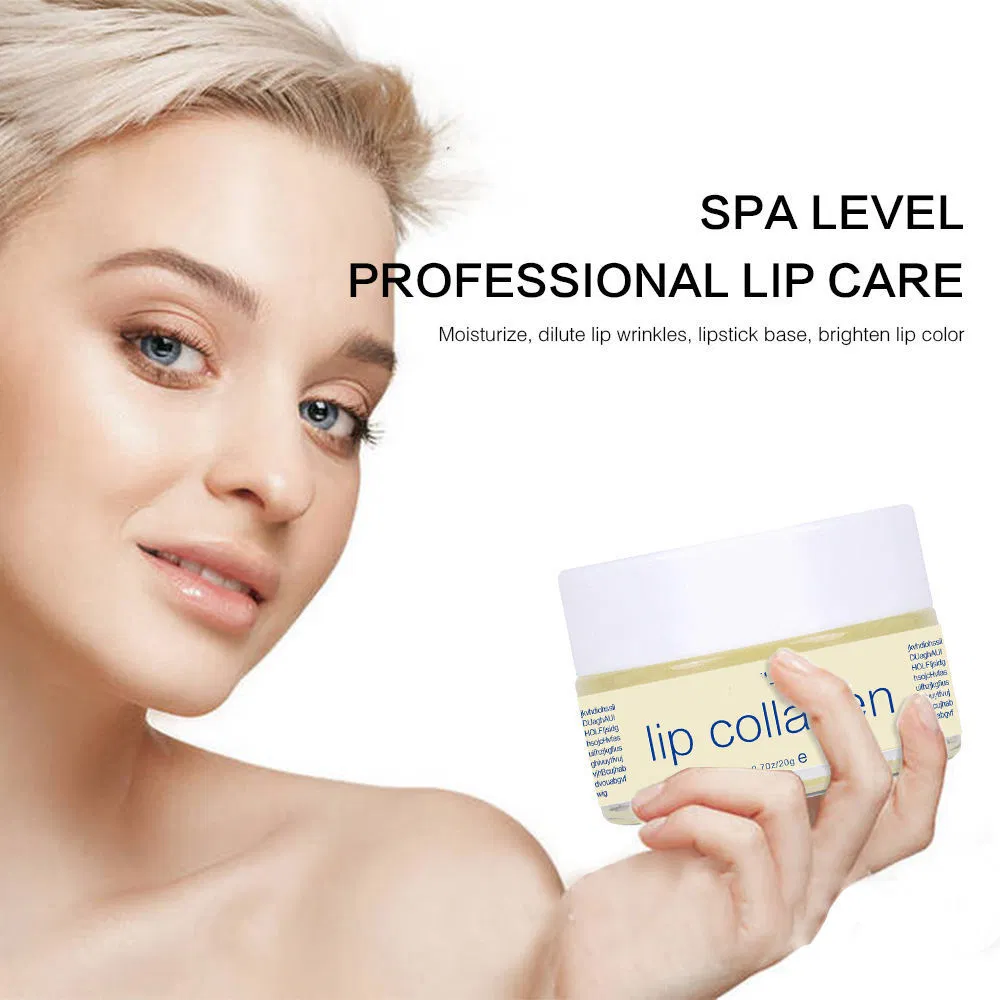 Cosmetics Skin Care Hydrating Crystal Repairing Peeling Collagen Lip Sleeping Mask for Day & Night Nourish