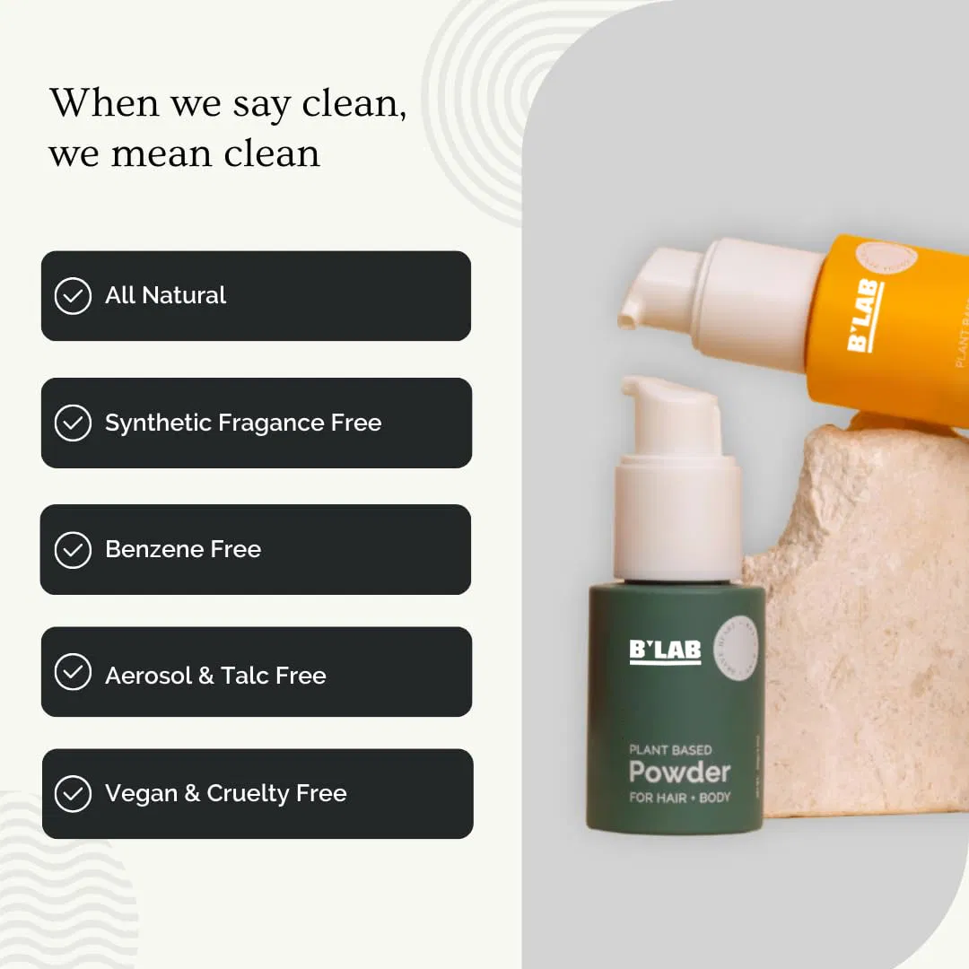 Factory Body Powder Fluffy Hair Volume Powder Plant Based Dry Shampoo Spray