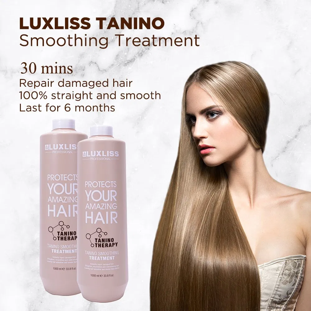 Luxliss Tannic Amino Acid Repair Damaged Straightening Smoothing Tanino Hair Treatment Cream