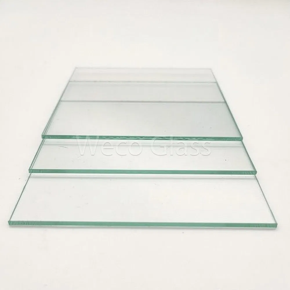 Fireproof Polishing C Edge Toughened One-Way Tempered Glass for Skylight Panels