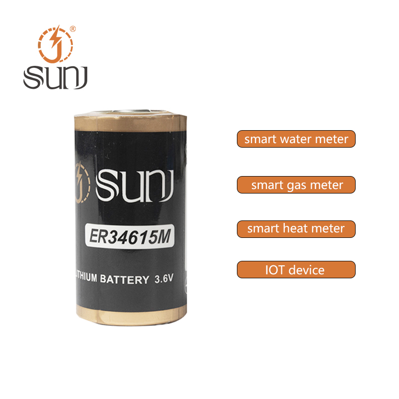 3.6V 19ah Lisocl2 High Capacity Primary Lithium Battery Er34615m Loawan Lora