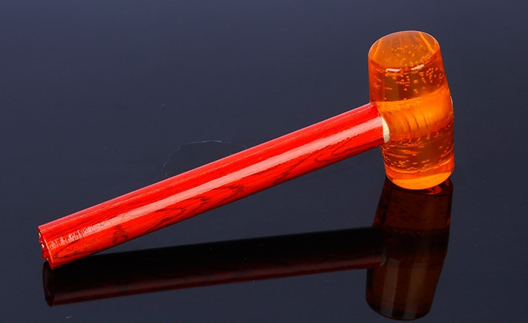 Professional Custom Rubber Hammer with Fiberglass Handle for Wood Floor Installation